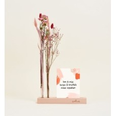 Letterbox package Dried flowers Card holder Flowershot Yule